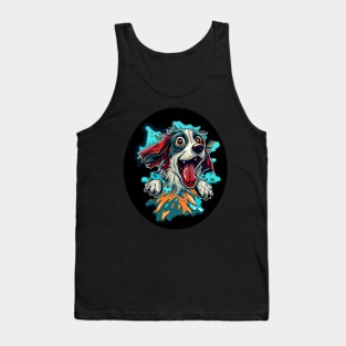 Happy dog #dog Tank Top